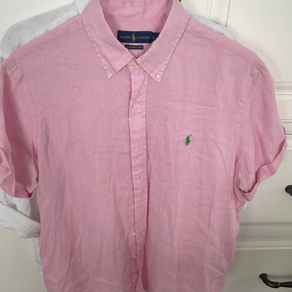 Ralph Lauren Pink Linen shirt